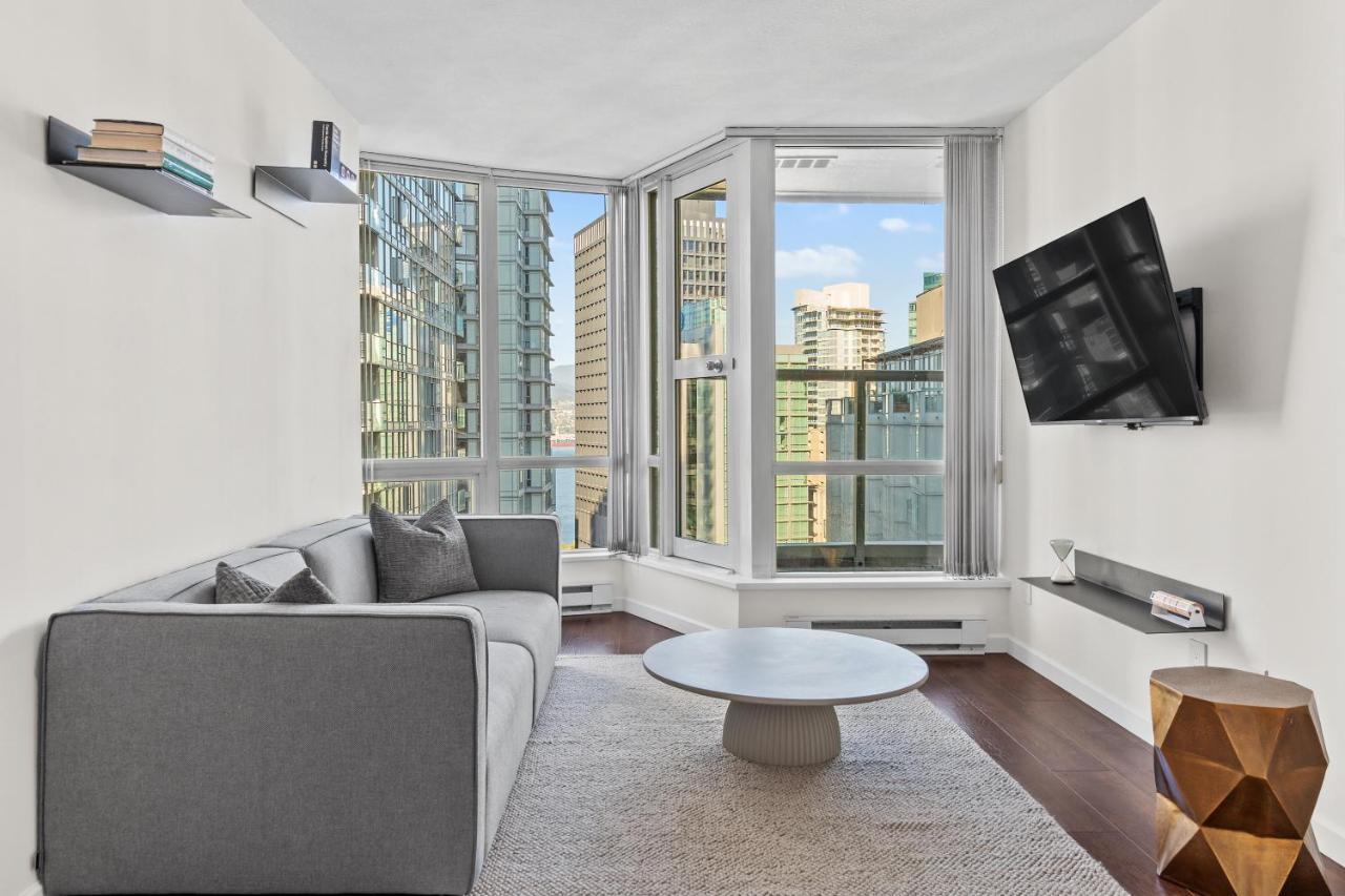 Downtown Luxury 1Br Coal Harbour Apartment Vancouver Ngoại thất bức ảnh
